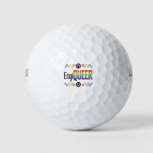 Gay Engineer Engineering Engiqueer Pride Month Golf Balls