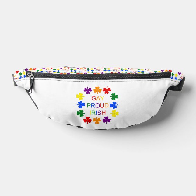 Gay Fier Irlandais LGBT Rainbow Shamrocks (Poser)