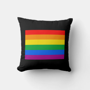 GAY FLAG ORIGINAL -.png Throw Pillow