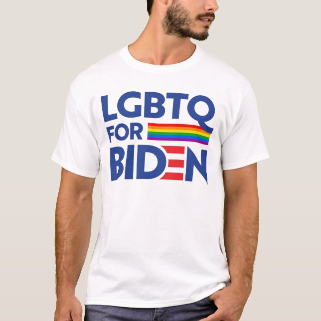 GAY FOR JOE BIDEN SLEEVELESS SHIRT (Front)