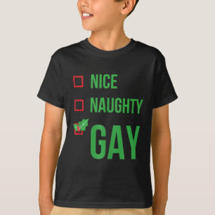 Gay Funny Pajama Christmas Gift  T-Shirt
