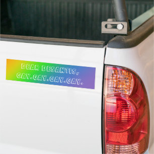 GAY GAY GAY BUMPER STICKER