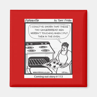 Gay gingerbread Men Magnet