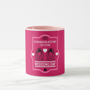 Gay Girls Wedding Day Mug