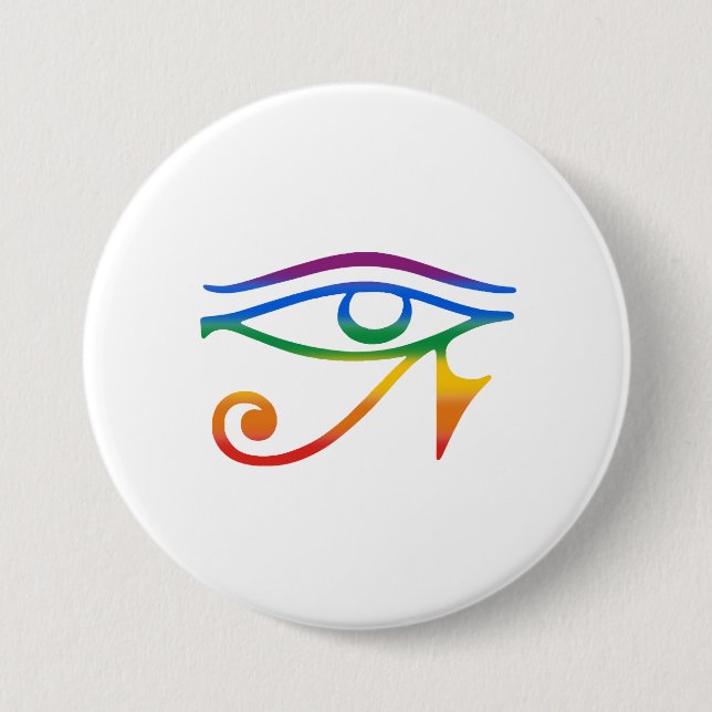 Gay Goth Pride 3 Inch Round Button (Front)