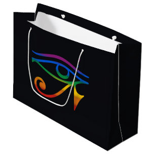Gay Goth Pride Flag Large Gift Bag