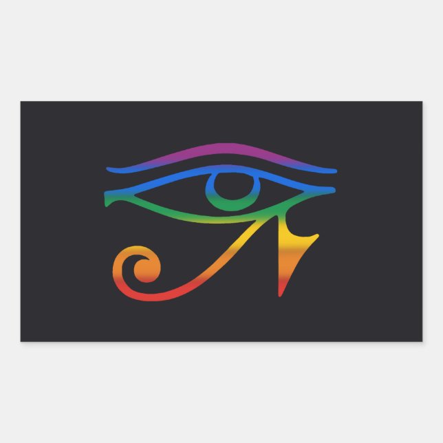 Gay Goth Pride Flag Sticker (Front)