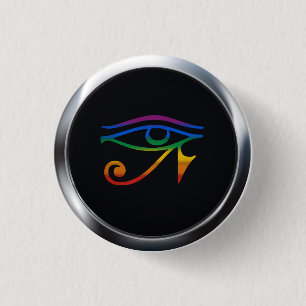 GAY GOTH PRIDE MEDALLION 1 INCH ROUND BUTTON