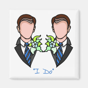 Gay Groom Marriage Magnet