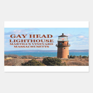 Gay Head Lighthouse, Martha's Vineyard MA Sticker