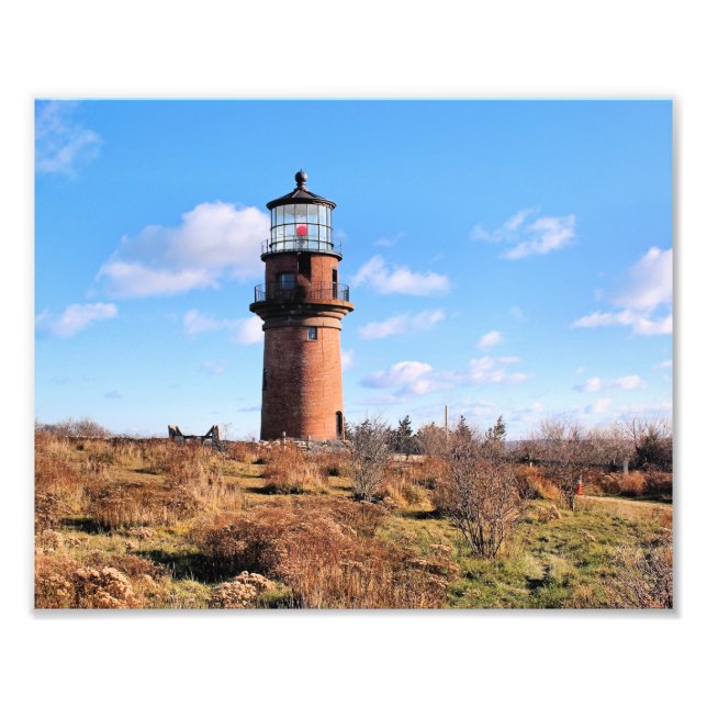 Gay Head Lighthouse, Martha's Vineyard Photo Print (Front)