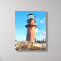 Gay Head Lighthouse, Massachusetts Wrapped Canvas