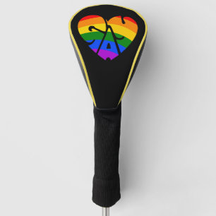 Gay Heart Golf Head Cover