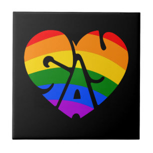 Gay Heart Tile