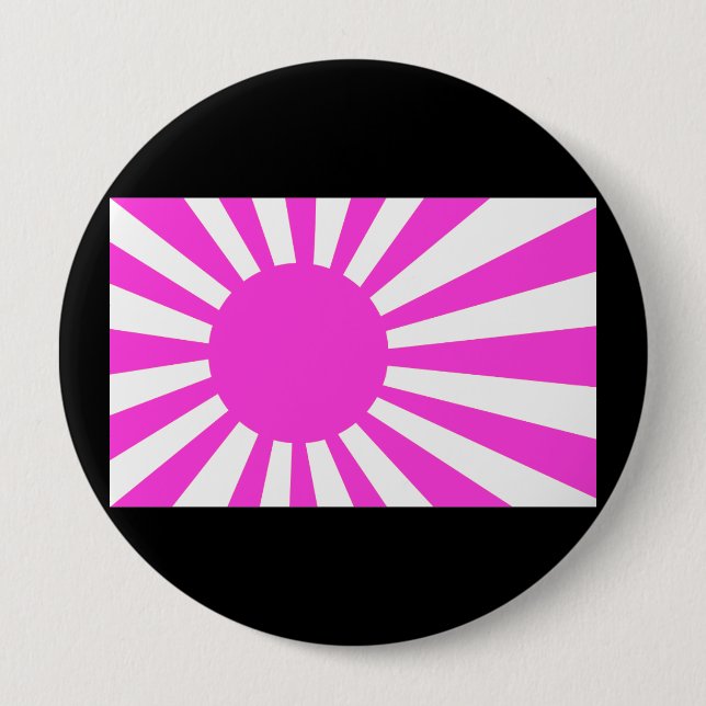 GAY JAPAN 4 INCH ROUND BUTTON (Front)