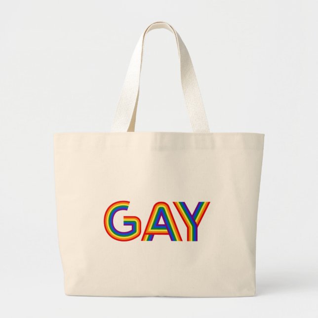 GAY LARGE TOTE BAG (Front)