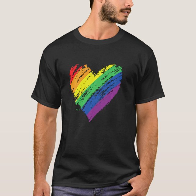 Gay Lesbian Pride Lbgt Flag Homosexuality Lbgtq + T-Shirt (Front)