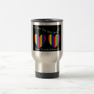 Gay/Lesbian Valentine Cards and Gifts Travel Mug