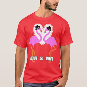 Gay LGBT Marriage Mr & Mr Novelty Wedding Gift T-Shirt