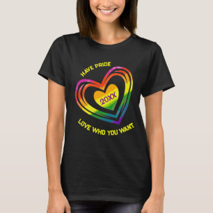 Gay LGBTQ Pride Month Love Who You Want T-Shirt