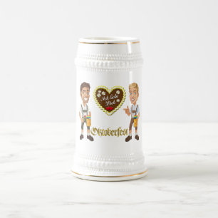 Gay LGBTQIA+ Oktoberfest Beer Stein / Mug