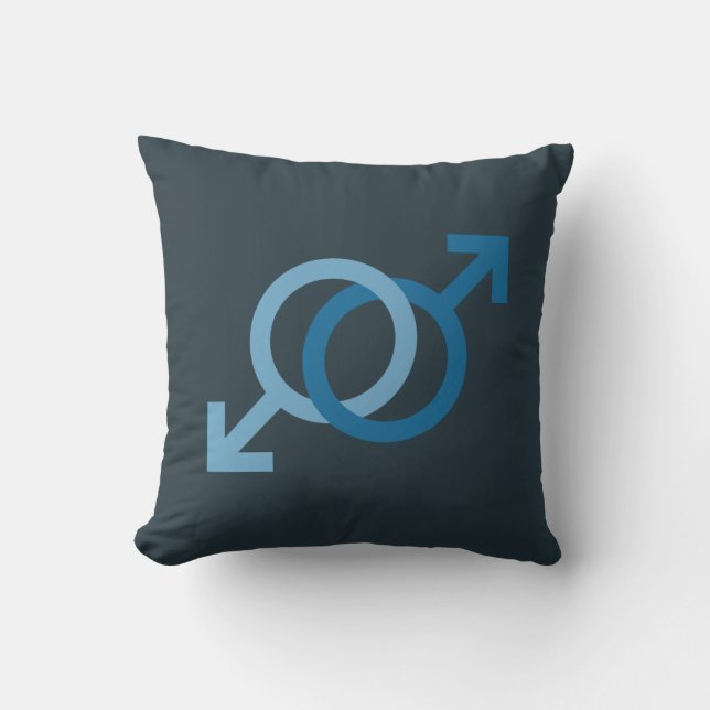 GAY LOVE - .png Throw Pillow (Front)