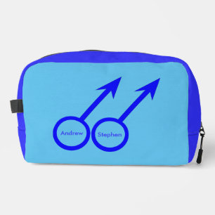 Gay Lovers Customizable Dopp Kit