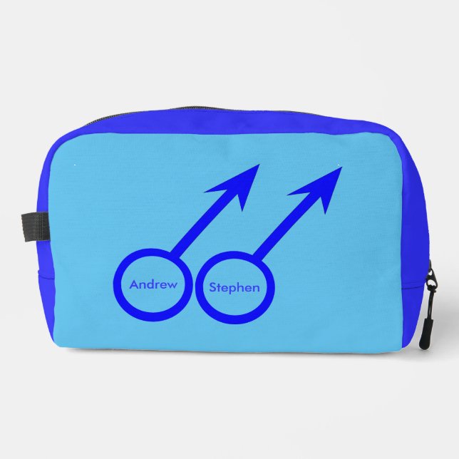 Gay Lovers Customizable Dopp Kit (Front)