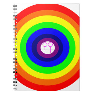 Gay Lovers Customizable Notebook