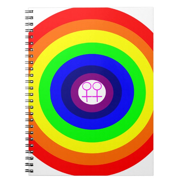 Gay Lovers Customizable Notebook (Front)
