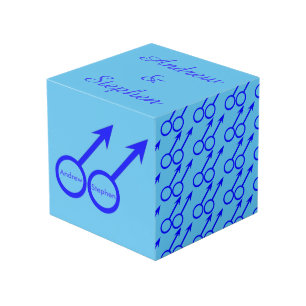 Gay Lovers Personalized Photo Cube
