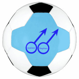 Gay Lovers Personalized Soccer Ball