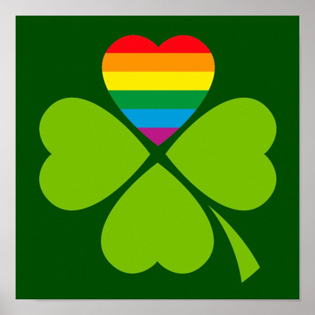 Gay Lucky Clover Poster (Front)