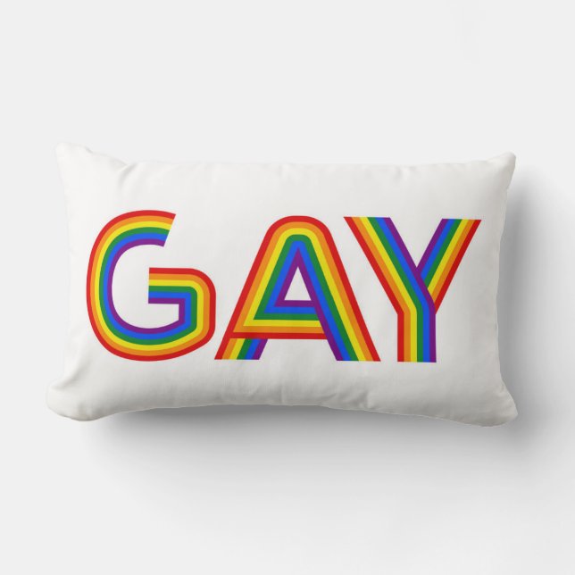 GAY LUMBAR PILLOW (Front)