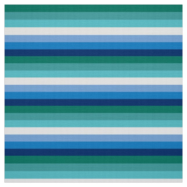 Gay Male Pride Flag (Azure) Fabric (Swatch)