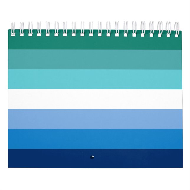 Gay Male Pride Flag Calendar (Cover)