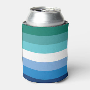 Gay Male Pride Flag Can Cooler