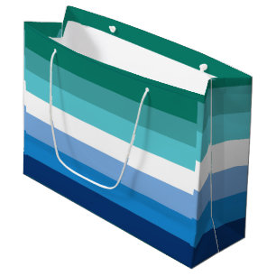 Gay Male Pride Flag Large Gift Bag