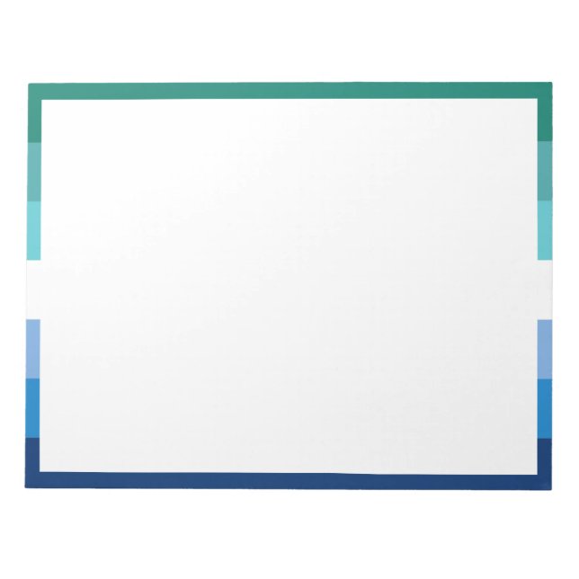 Gay Male Pride Flag Notepad (Front)