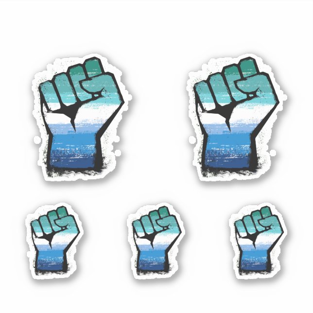 Gay Male Protest Fist (Front)
