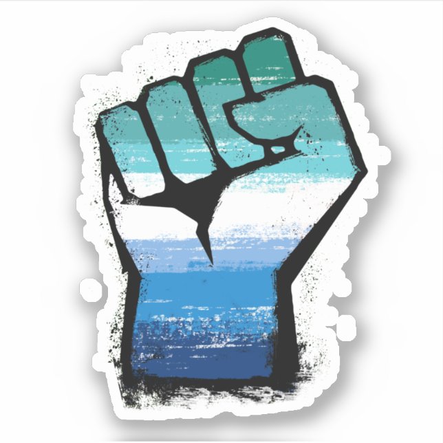 Gay Male Protest Fist (Front)