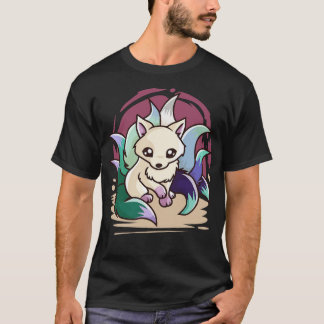 Gay Man Pride Cute Kitsune T-Shirt