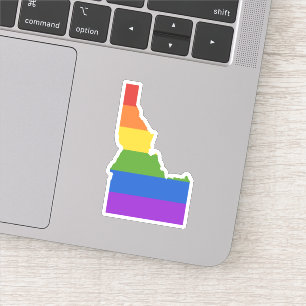 Gay Map of USA State of Idaho