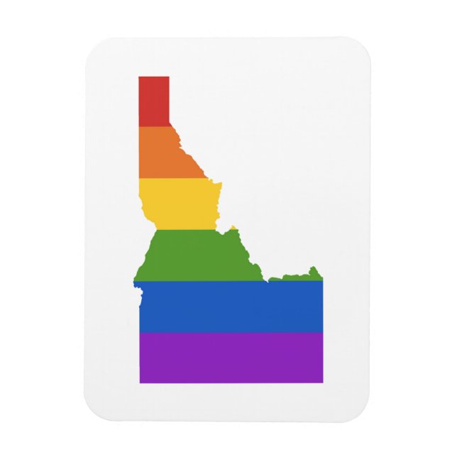 Gay Map of USA | State of Idaho Magnet (Vertical)