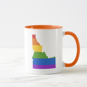 Gay Map of USA   State of Idaho Mug