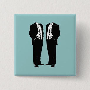 Gay Marriage 2 Inch Square Button