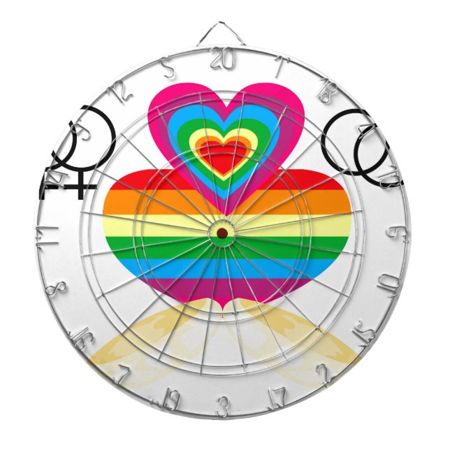 gay marriage dartboard (Front)