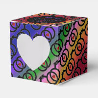 Gay Marriage Love Is Love Rainbow Heart Favour Box