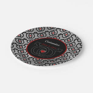 Gay Marriage Silver Paper Plates