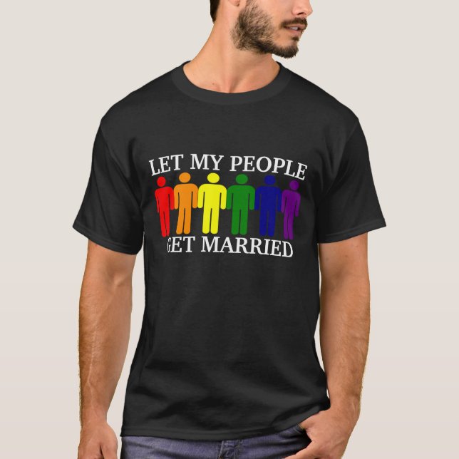 Gay Marriage Support T-Shirt (Front)